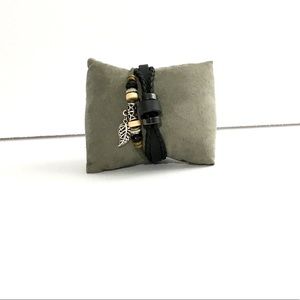 Bracelet Green ,Yellow Brown natural Stones.